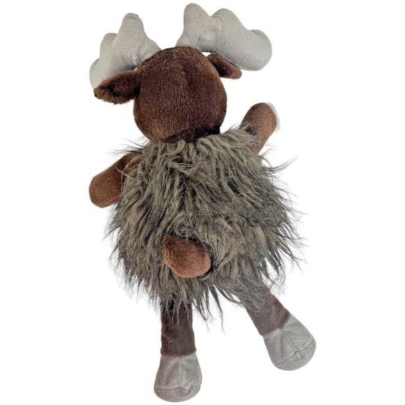 Ganz MYLO Moose Plush Shaggy Furry 18 Inch Floppy Stuffed Animal Toy Brown Gray - Picture 8 of 8